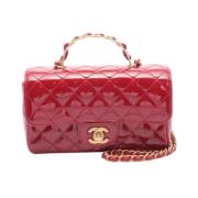 Pre-owned Fabric chanel-bags Chanel Vintage , Red , Dames