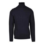 Katoen Wol Mix Sweater Antony Morato , Blue , Heren