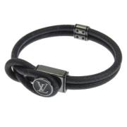 Pre-owned Canvas bracelets Louis Vuitton Vintage , Black , Dames