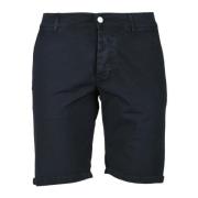 Katoenen Bermuda Shorts Daniele Alessandrini , Blue , Heren