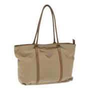 Pre-owned Nylon prada-bags Prada Vintage , Beige , Dames