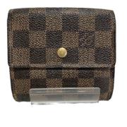 Pre-owned Canvas wallets Louis Vuitton Vintage , Brown , Dames