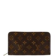 Pre-owned Leather wallets Louis Vuitton Vintage , Brown , Dames