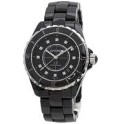 Pre-owned Glass watches Chanel Vintage , Black , Dames