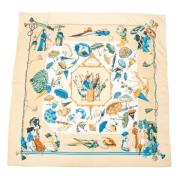 Pre-owned Silk scarves Hermès Vintage , Multicolor , Dames