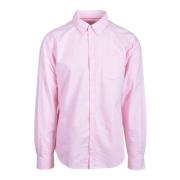 Casual Overhemd van Katoenmix Sun68 , Pink , Heren