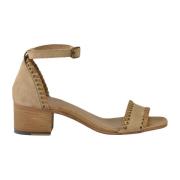 Leren Schoenen - 100% Leren Zool Pantanetti , Beige , Dames