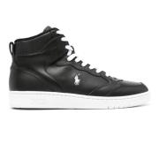 Zwarte Veterschoenen Casual Enkellaarsjes Polo Ralph Lauren , Black , ...