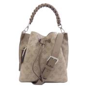 Pre-owned Leather louis-vuitton-bags Louis Vuitton Vintage , Beige , D...