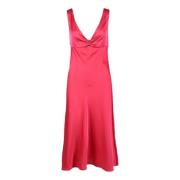 Elegante jurk in polyester-elastaanmix Aniye By , Red , Dames