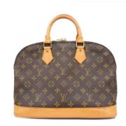 Pre-owned Fabric louis-vuitton-bags Louis Vuitton Vintage , Brown , Da...