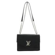 Pre-owned Leather crossbody-bags Louis Vuitton Vintage , Black , Dames