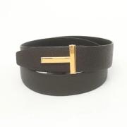 Pre-owned Leather belts Tom Ford Pre-owned , Brown , Heren