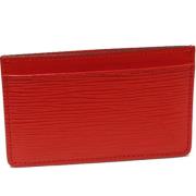 Pre-owned Canvas wallets Louis Vuitton Vintage , Red , Dames