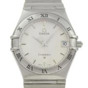 Pre-owned Glass watches Omega Vintage , White , Heren