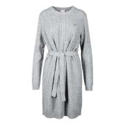 Merino Wolmix Jurk Sun68 , Gray , Dames