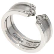 Pre-owned White Gold rings Cartier Vintage , Gray , Dames