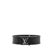 Pre-owned Fabric bracelets Louis Vuitton Vintage , Black , Dames