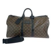 Pre-owned Canvas travel-bags Louis Vuitton Vintage , Brown , Dames