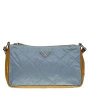 Pre-owned Canvas prada-bags Prada Vintage , Blue , Dames