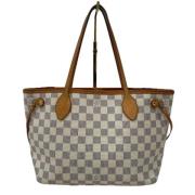 Pre-owned Canvas louis-vuitton-bags Louis Vuitton Vintage , White , Da...