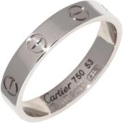 Pre-owned Metal rings Cartier Vintage , Gray , Dames