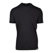 Katoen Elastaan Ondergoed T-shirt Dsquared2 , Black , Heren