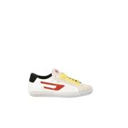 Leren Sneakers met Rubberen Zool Diesel , Multicolor , Heren