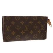 Pre-owned Canvas pouches Louis Vuitton Vintage , Brown , Dames