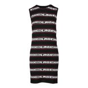 Damesjurk in Viscose Polyester Mix Love Moschino , Black , Dames