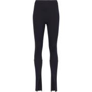 Zwarte Zip Leggings Casual Stijl Proenza Schouler , Black , Dames