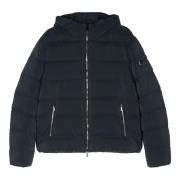 Blauwe Puffer & Donsjas Moorer , Blue , Heren