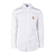 Couture Shirt 100% Katoen Moschino , White , Heren