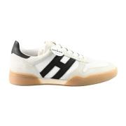 Leren en Nylon Schoenen Hogan , White , Heren