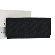 Pre-owned Canvas wallets Dior Vintage , Black , Dames