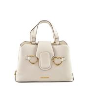 Stijlvolle PU-tas Love Moschino , White , Dames