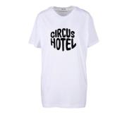 Katoenen T-shirt met uniek ontwerp Circus Hotel , White , Dames