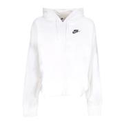 Oversized Hoodie Sportswear Club Fleece Nike , White , Dames