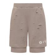 Long Shorts Givenchy , Beige , Heren