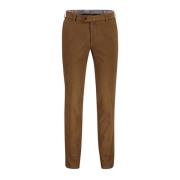 Bruine Katoenen Chino Broek Meyer , Brown , Heren