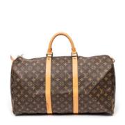 Pre-owned Canvas travel-bags Louis Vuitton Vintage , Brown , Dames