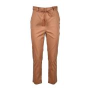 Trousers Patrizia Pepe , Brown , Dames