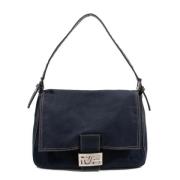 Pre-owned Fabric shoulder-bags Fendi Vintage , Blue , Dames