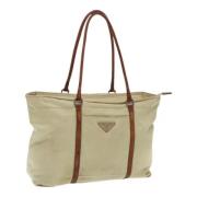 Pre-owned Nylon prada-bags Prada Vintage , Beige , Dames