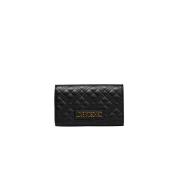 Crossbody Tassen met Ketting Sluiting Love Moschino , Black , Dames