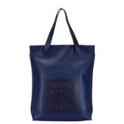 Pre-owned Leather shoulder-bags Loewe Pre-owned , Blue , Dames