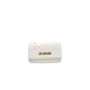 Crossbody tassen met klep sluiting en gouden details Love Moschino , W...