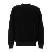 Zwarte Katoenen Sweatshirt C.p. Company , Black , Heren