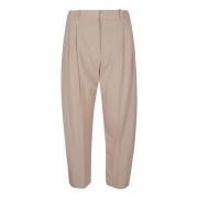 Stijlvolle Geplooide Broek Stella McCartney , Beige , Dames