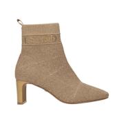 Gebreide Hak Bootie La Strada , Yellow , Dames